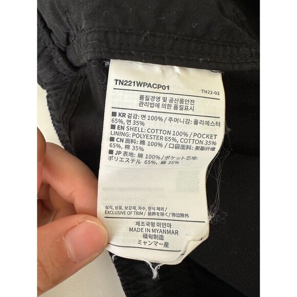 Thisisneverthat Easy Pant Pull On Straight Leg Washed Black Cotton Street Men M - Picture 11 of 15